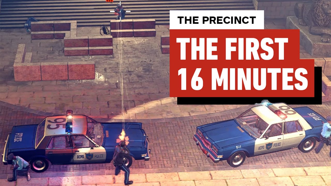 Cuplikan gameplay The Precinct saat baku tembak