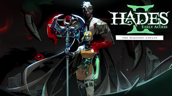 Karakter utama Hades II dengan latar dunia bawah gelap.