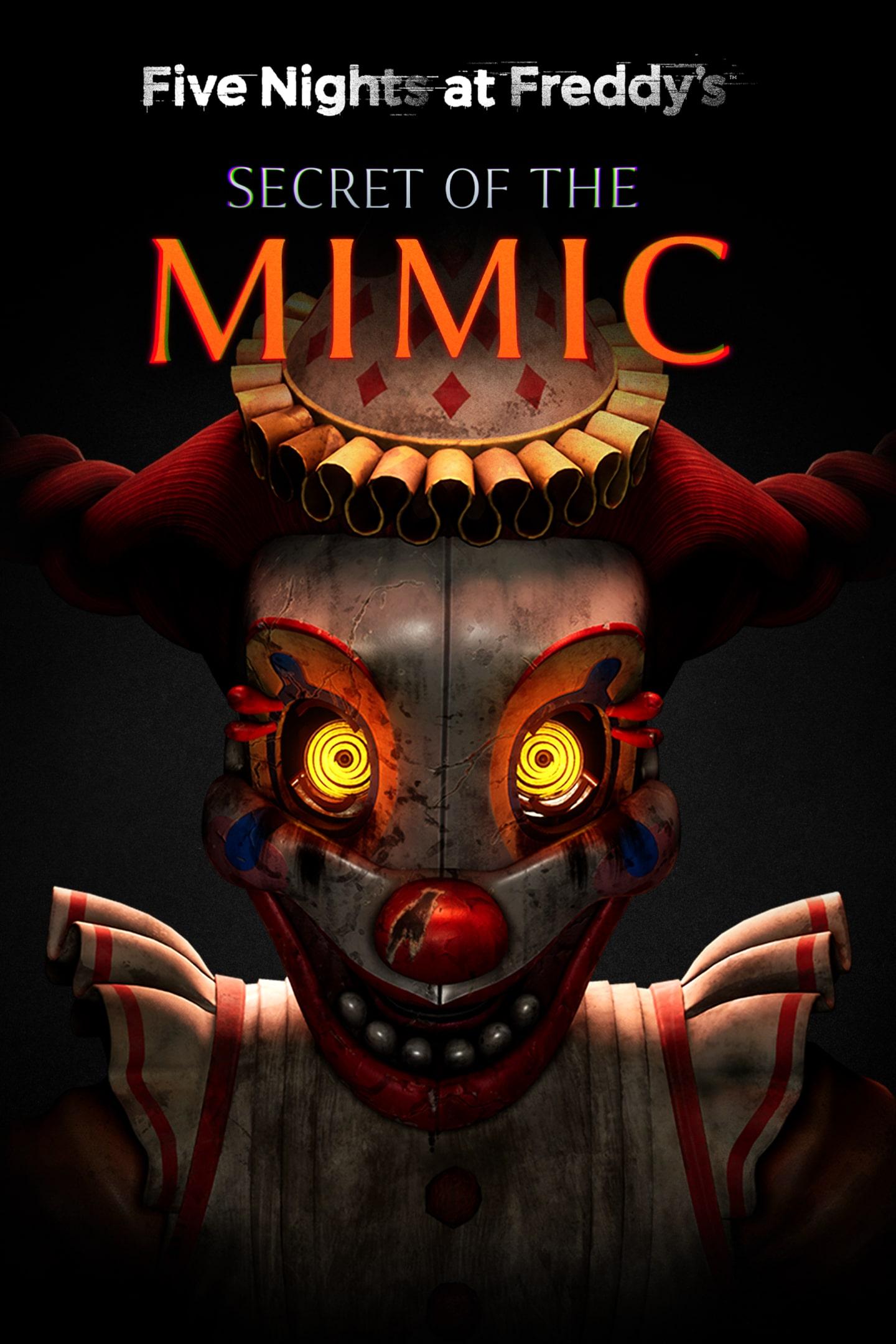Wajah Mimic dari game Five Nights at Freddy’s: Secret of the Mimic.