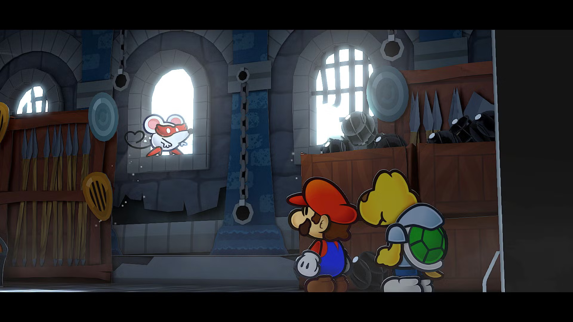 Mario dan Koops bertemu Ms. Mowz
