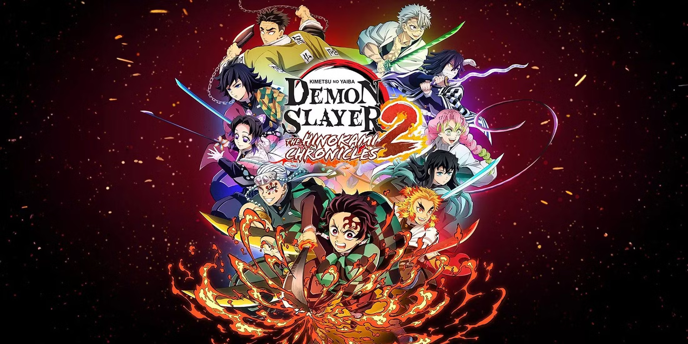 Karakter utama Kimetsu no Yaiba berkumpul dalam poster game Hinokami Chronicles 2